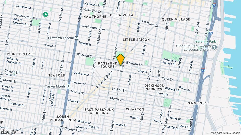 1338 S 9th St Map and Location Details