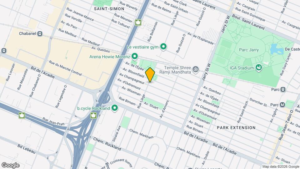 740-748 De Liège Rue O Map and Location Details