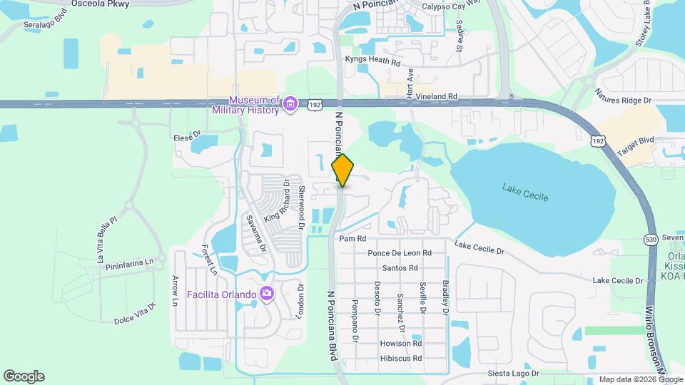 2753 N Poinciana Blvd Map and Location Details