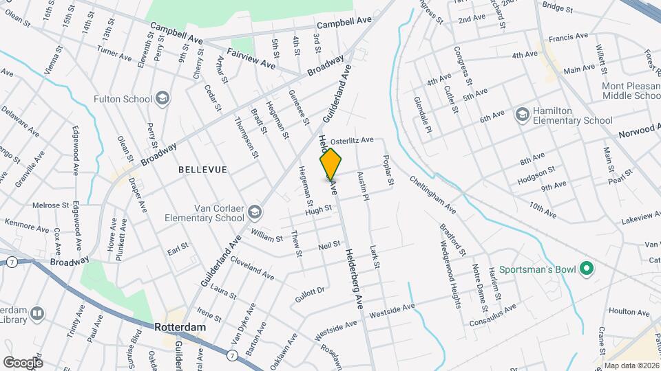 1070 Helderberg Ave, Unit 1070 Helderberg Avenue, 1st Floor Map and Location Details