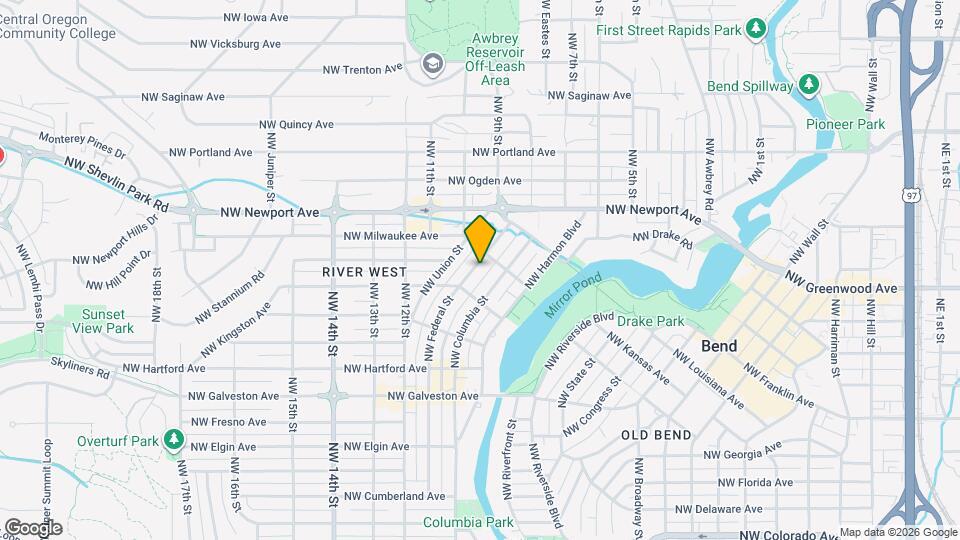 1142 NW Federal St Map and Location Details