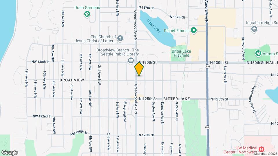 12700 Greenwood Ave N Map and Location Details