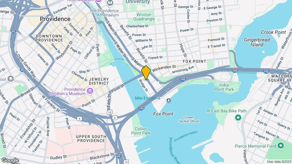 555 S Water St, Unit Foxpoint Penthouse Map and Location Details