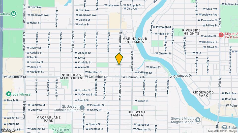 3202 N Armenia Ave Map and Location Details