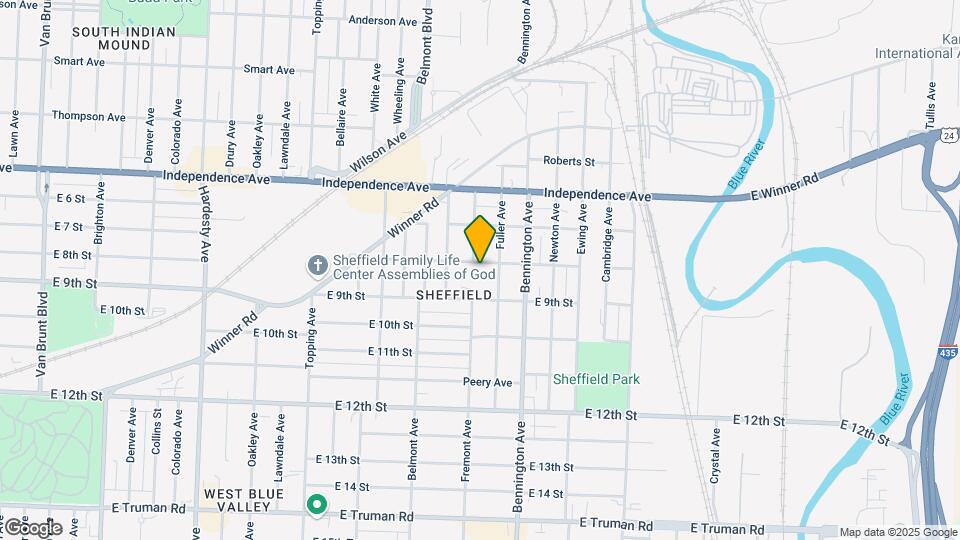 6405 E 8 St Map and Location Details