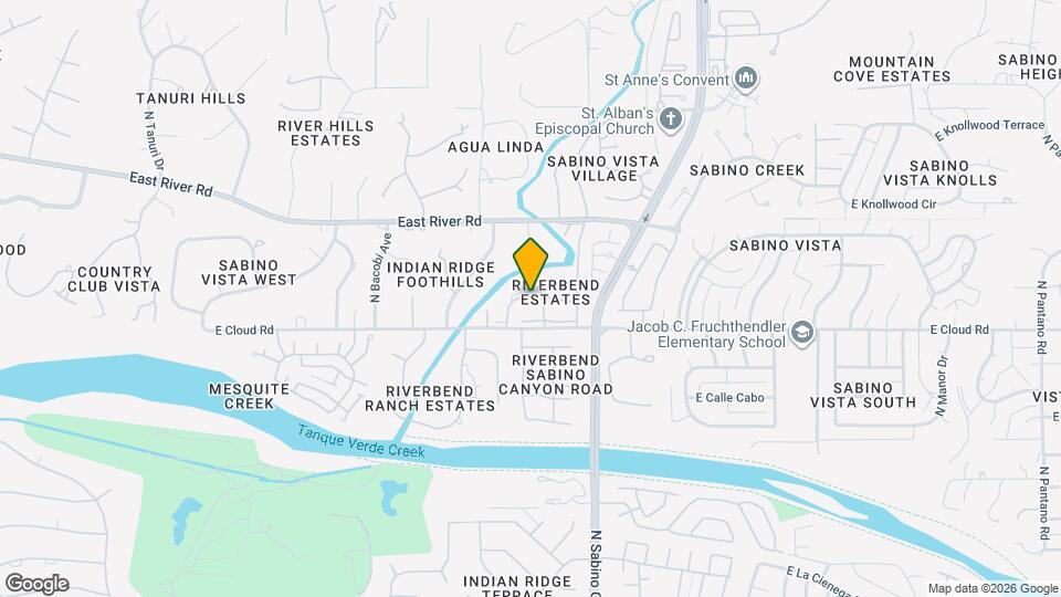 6974 E Rivercrest Rd Map and Location Details