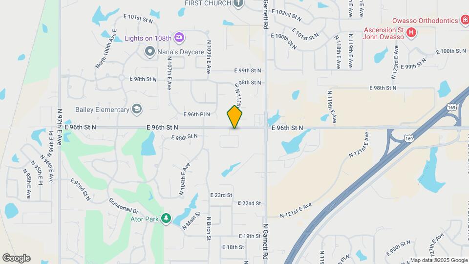 11003 E 95th Pl N Map and Location Details