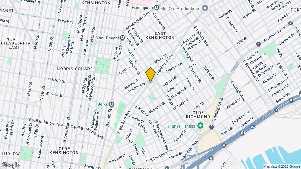 2313 Frankford Ave Map and Location Details