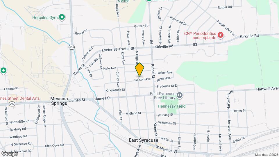 300 N Highland Ave Map and Location Details