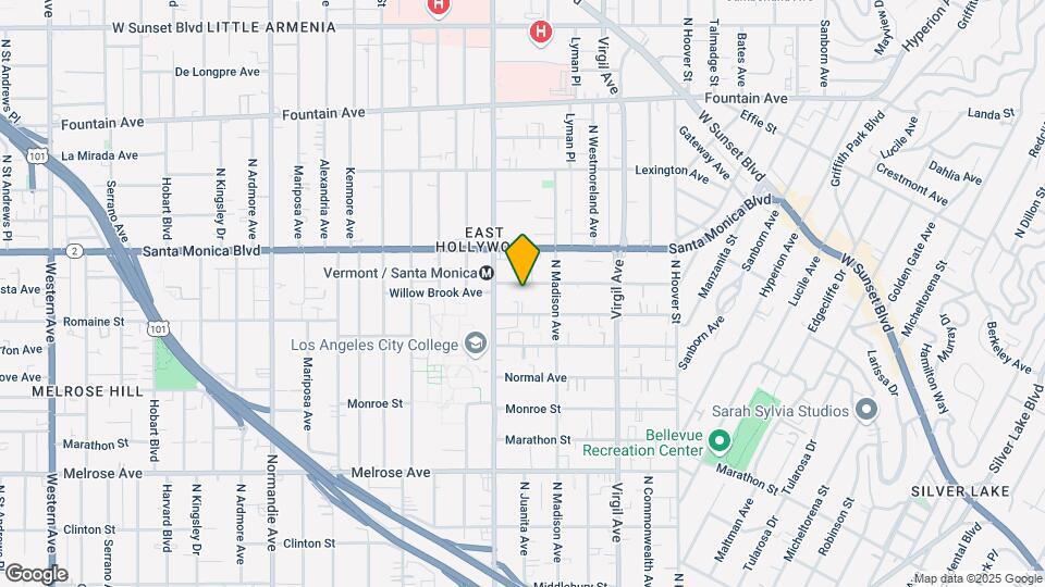 4538-4546 Willow Brook Ave Map and Location Details