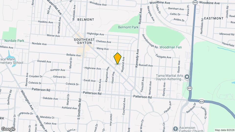 2710 Hazel Ave Map and Location Details