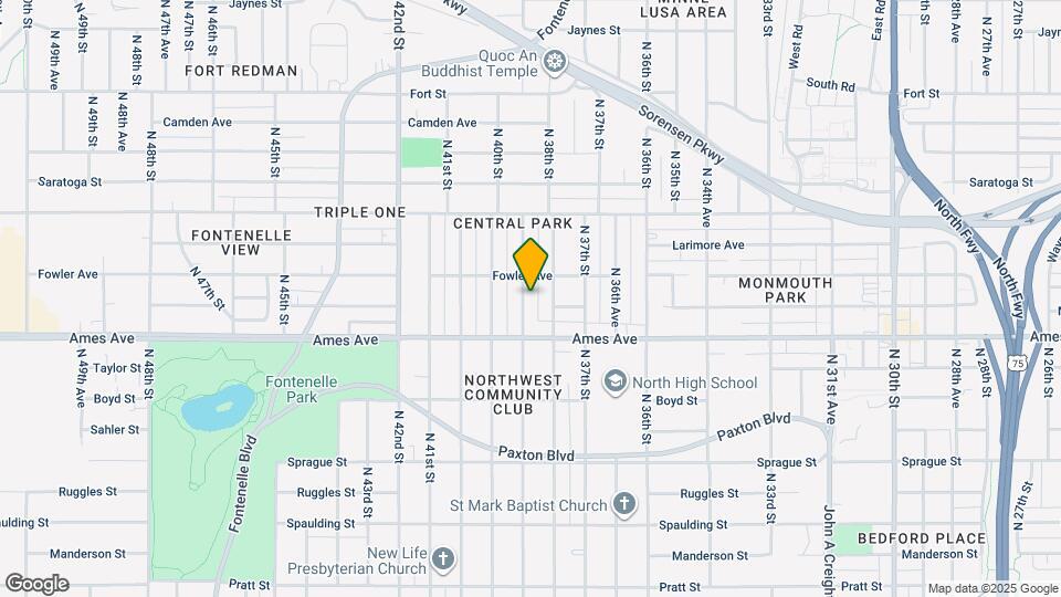 4531 N 39th St Map and Location Details