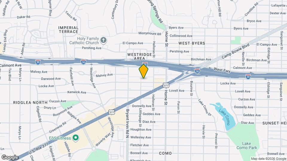 5832 Locke Ave Map and Location Details