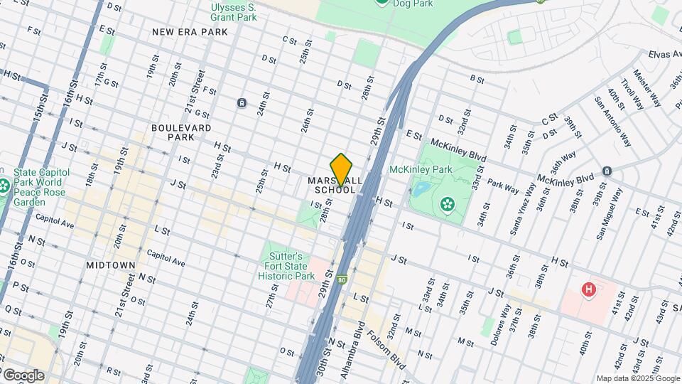 2810 H St Mapa y Detalles de la Ubicación