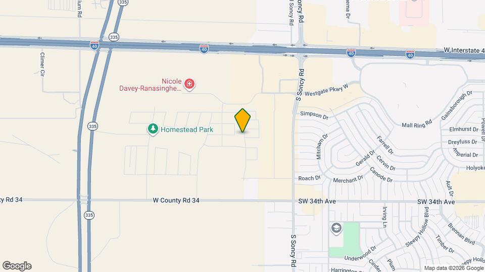 2910 Haystack Wy Map and Location Details