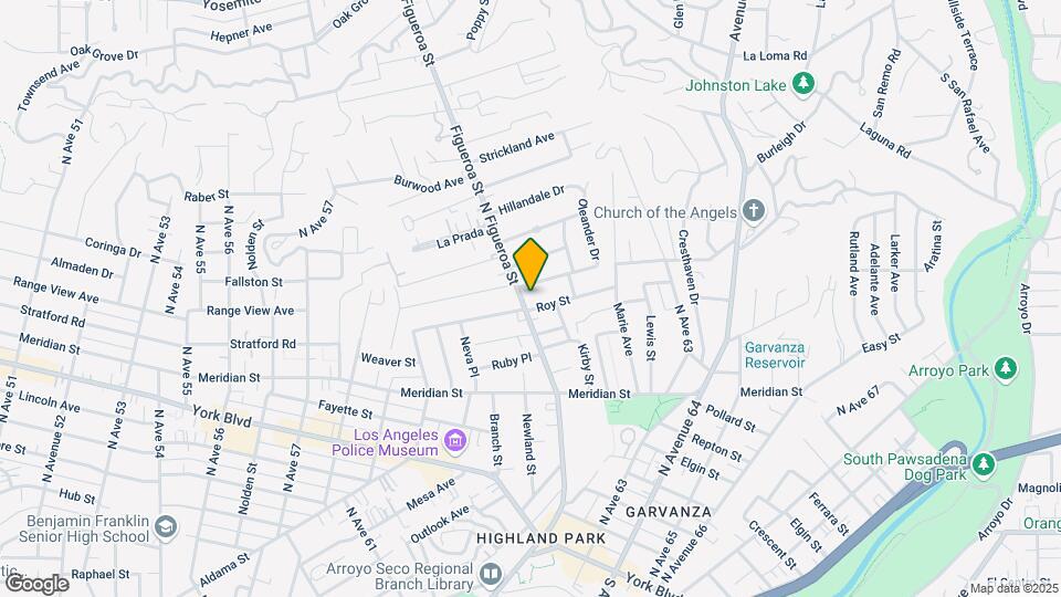 6638 N Figueroa St Mapa y Detalles de la Ubicación