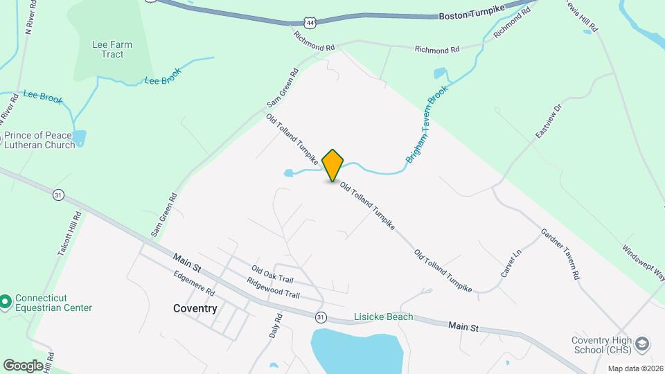 410 Old Tolland Turnpike Map and Location Details