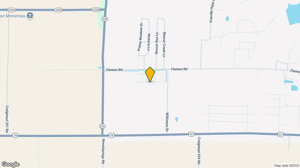 3639 Red Maple Wy Map and Location Details