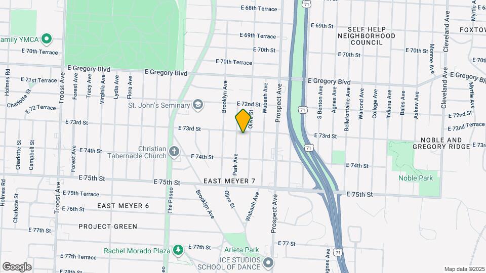 2311 E 73rd St Map and Location Details