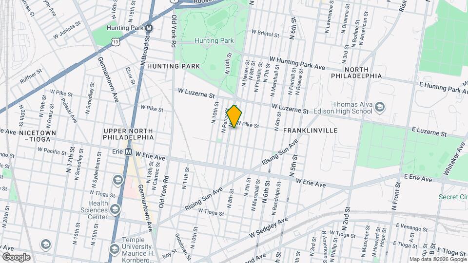 3836 N Darien St Map and Location Details