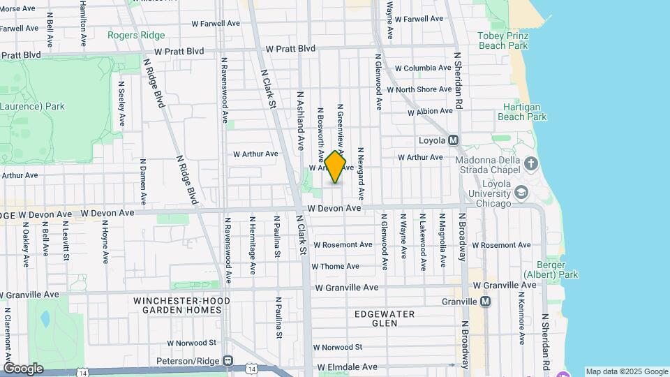 1509 W Schreiber Ave, Unit 2 Map and Location Details