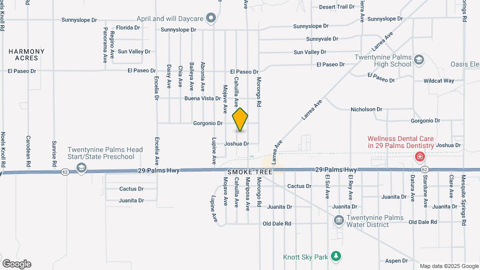 6349 Cahuilla Ave Map and Location Details