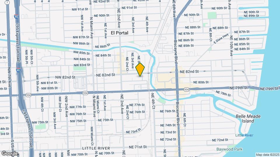 345 NE 80th Terrace Mapa y Detalles de la Ubicación