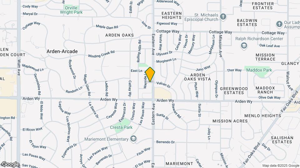 1751 Eastern Ave Map and Location Details