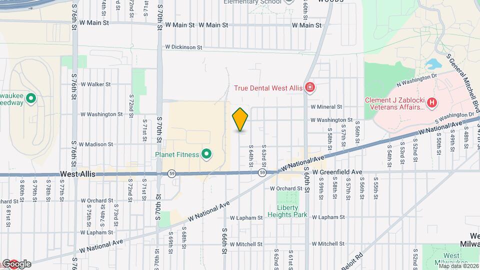 1204 S 65th St Map and Location Details