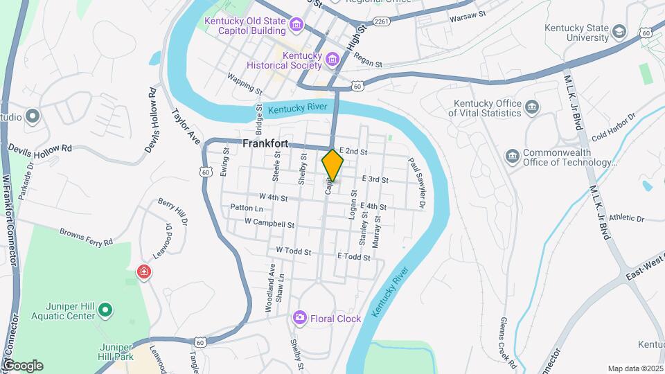 313 Capital Ave Map and Location Details