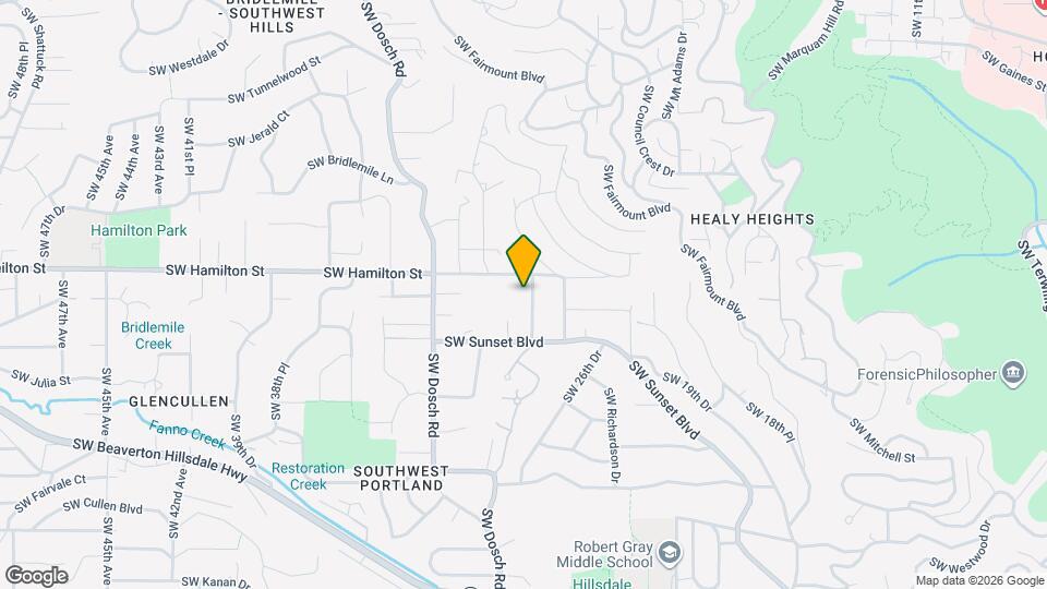 4527 SW 29th Ave Map and Location Details