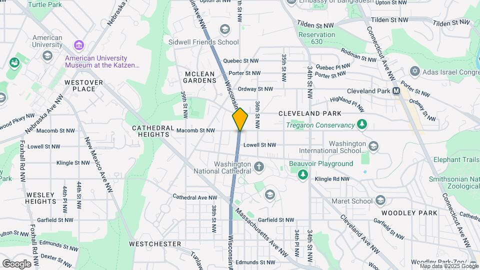 3217 Wisconsin Ave NW Map and Location Details