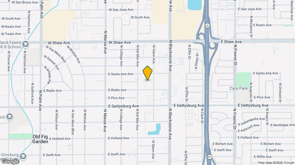 4746 N San Pablo Ave Map and Location Details