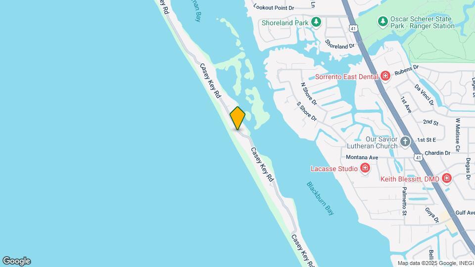 2709 Casey Key Rd Map and Location Details