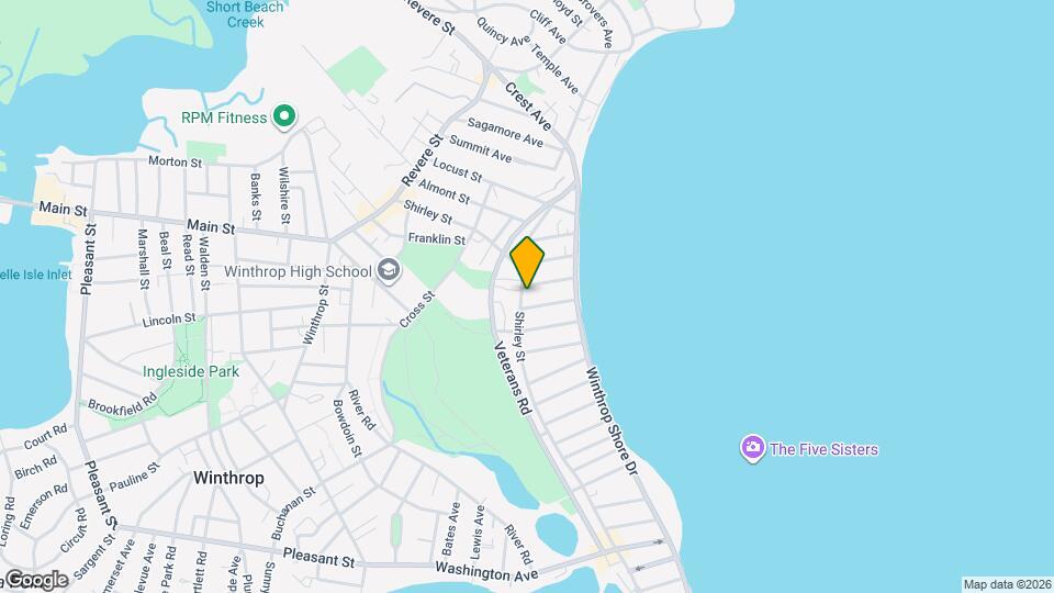 180 Shirley St Map and Location Details