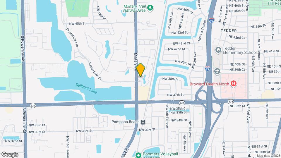 895 Crystal Lake Dr Map and Location Details