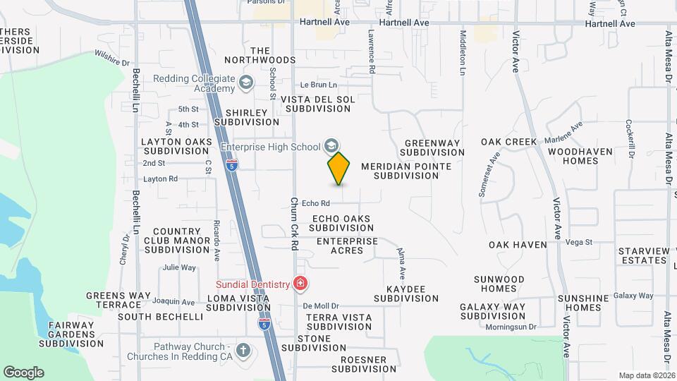 1152 Echo Rd Map and Location Details