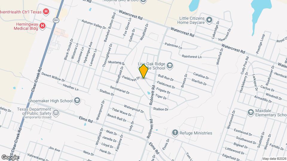 4206 Frigate Dr Map and Location Details