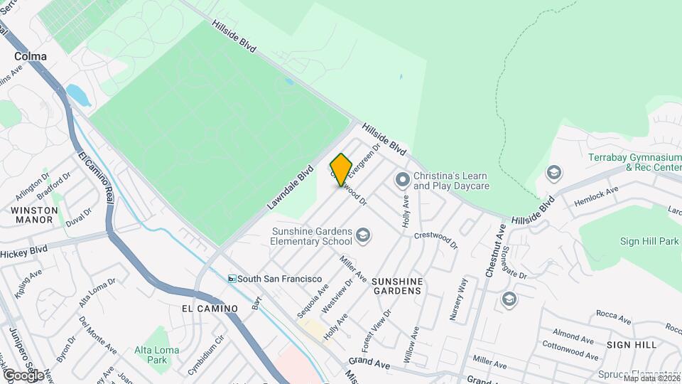 388 Evergreen Dr Map and Location Details