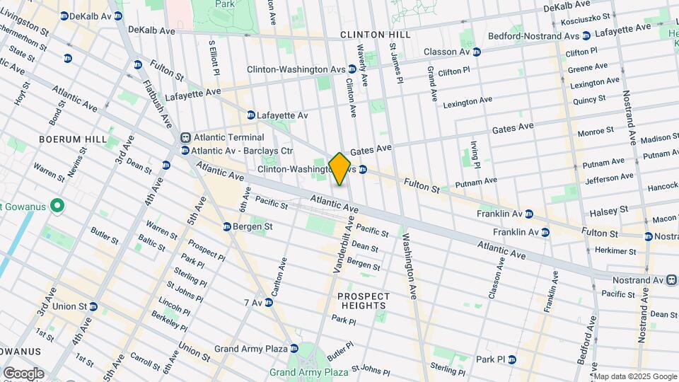 545 Vanderbilt Ave Mapa y Detalles de la Ubicación
