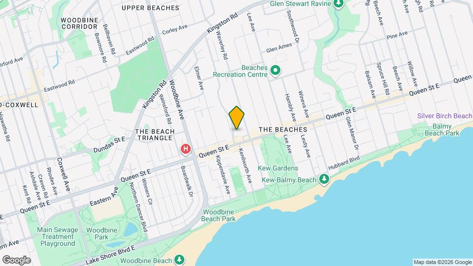 125 Kenilworth Av Map and Location Details