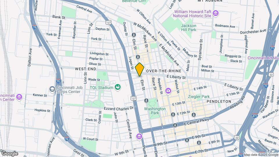 1533 Elm St Map and Location Details