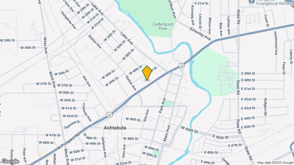 433 W Prospect Rd Mapa y Detalles de la Ubicación
