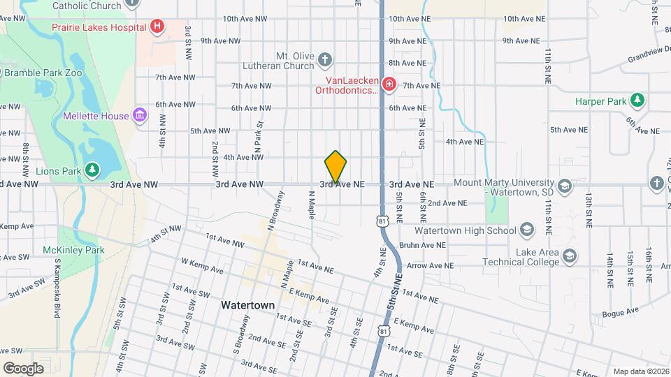 217 2nd St NE Map and Location Details