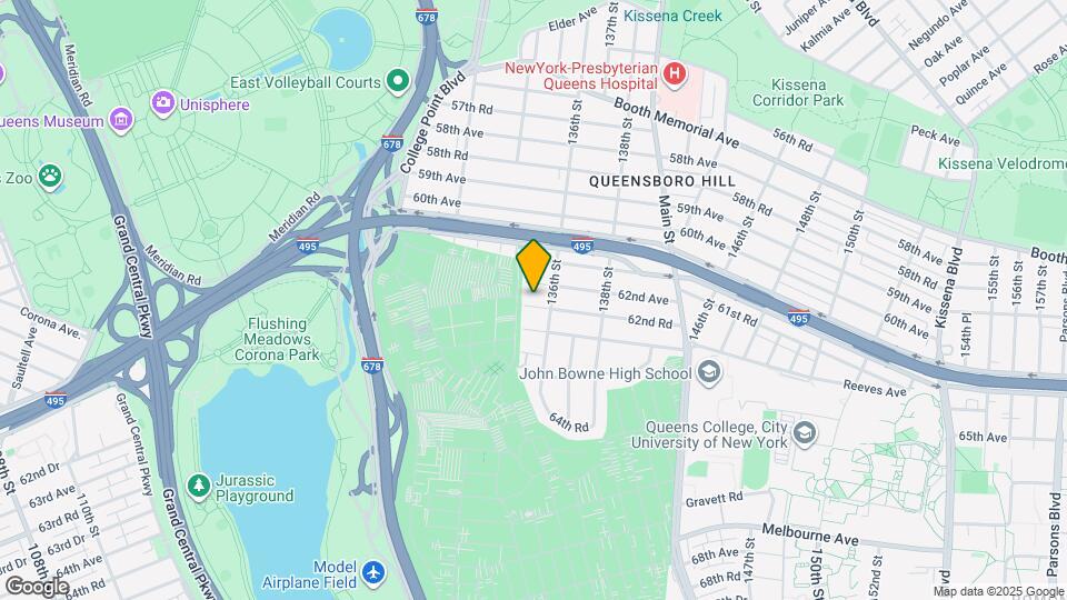 13511 62nd Rd, Unit 2nd floor Map and Location Details