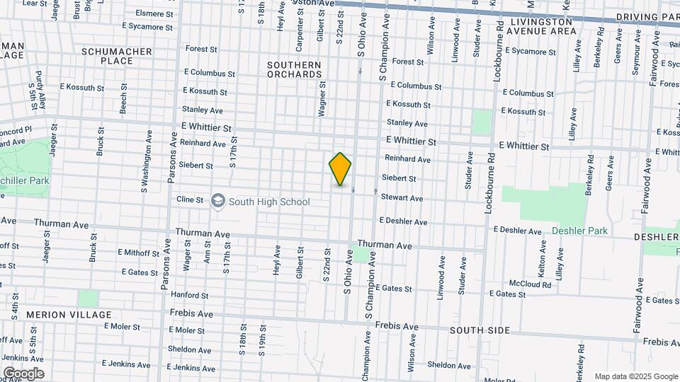 868 Stewart Ave Map and Location Details