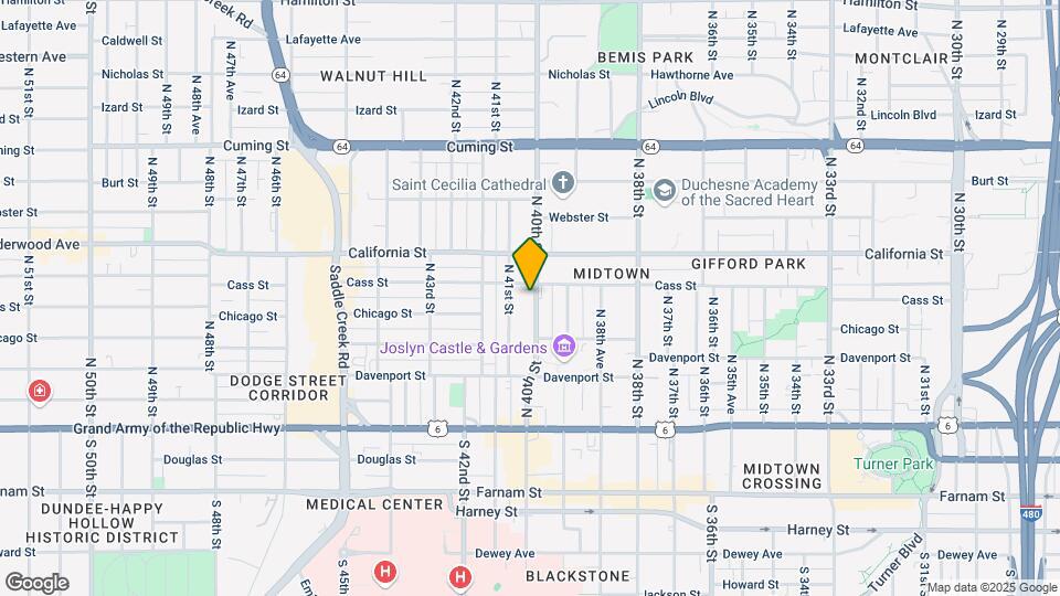 422 N 40th St Map and Location Details
