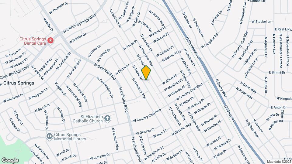 9187-9189 N Travis Dr Mapa y Detalles de la Ubicación