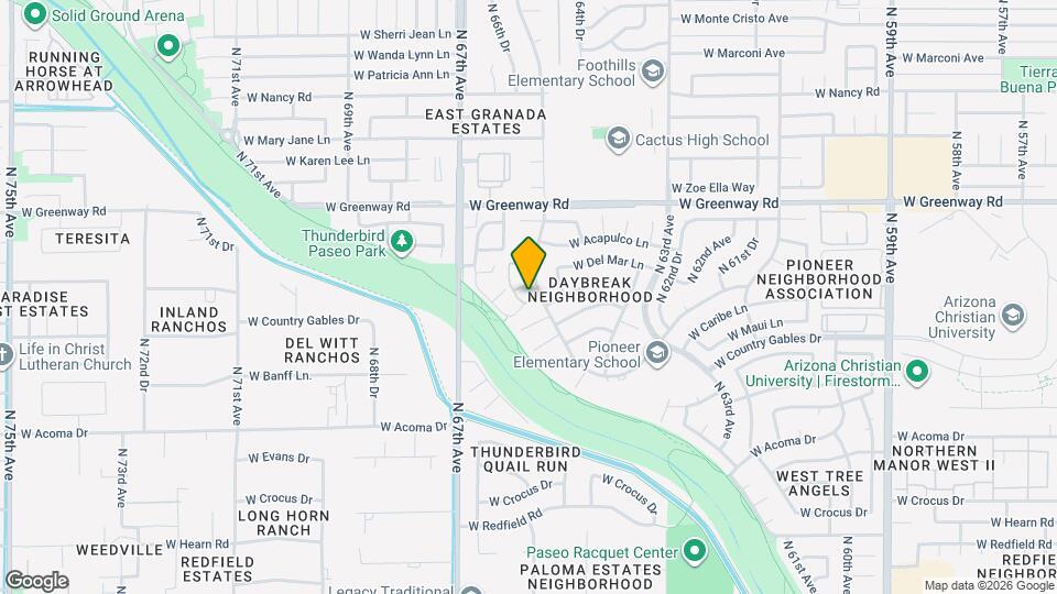 6604 W Jamaica Dr Map and Location Details