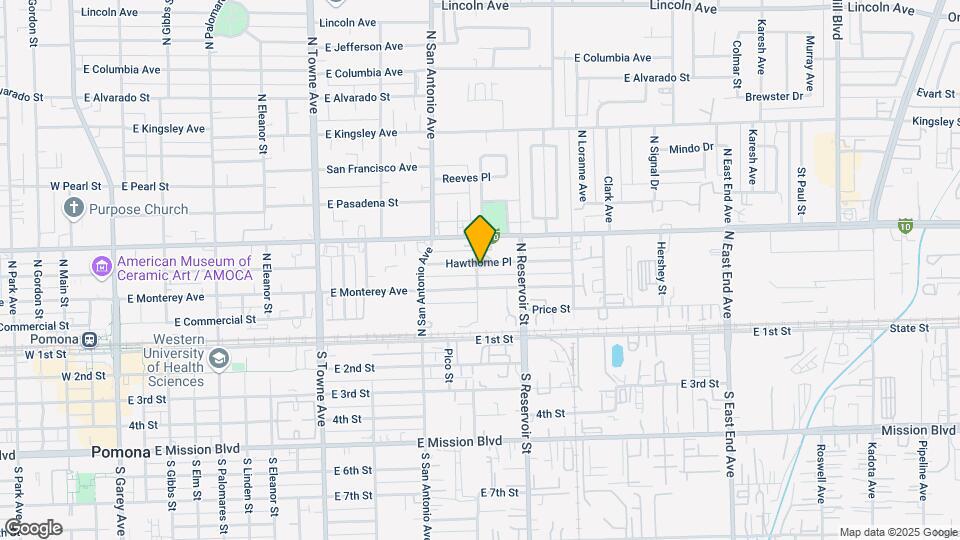 394 N Mountain View Ave Mapa y Detalles de la Ubicación